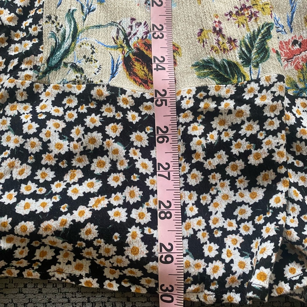 Umgee Patchwork Mini Dress Size Small - image 7